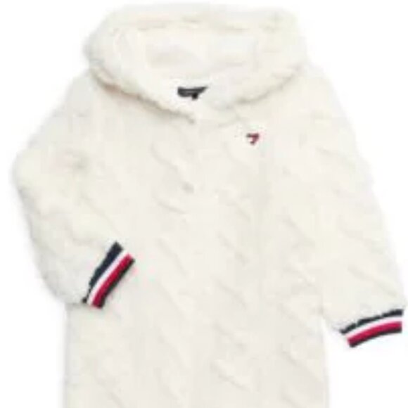 Tommy Hilfiger Baby Girl's Faux Fur Coverall sizes 12 & 18 months NWT Sooo Soft! - Picture 4 of 6